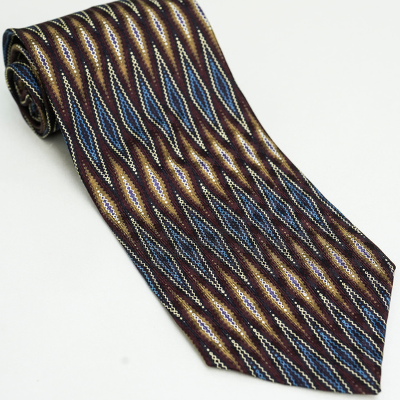 JHANE BARNES Mens 100% Silk Tie Necktie 60 Jhane Barnes. Silk/Cotton Necktie Tie